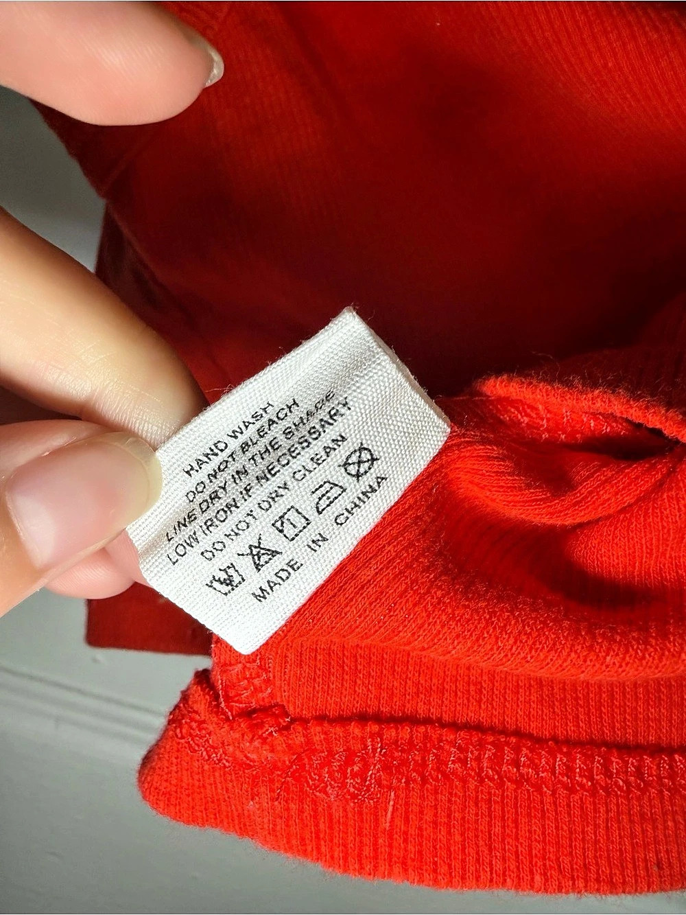Princess Polly Ribbed Cropped High Neck Tank Top Red Size 0 Like New Tomato Girl - Picture 6 of 10